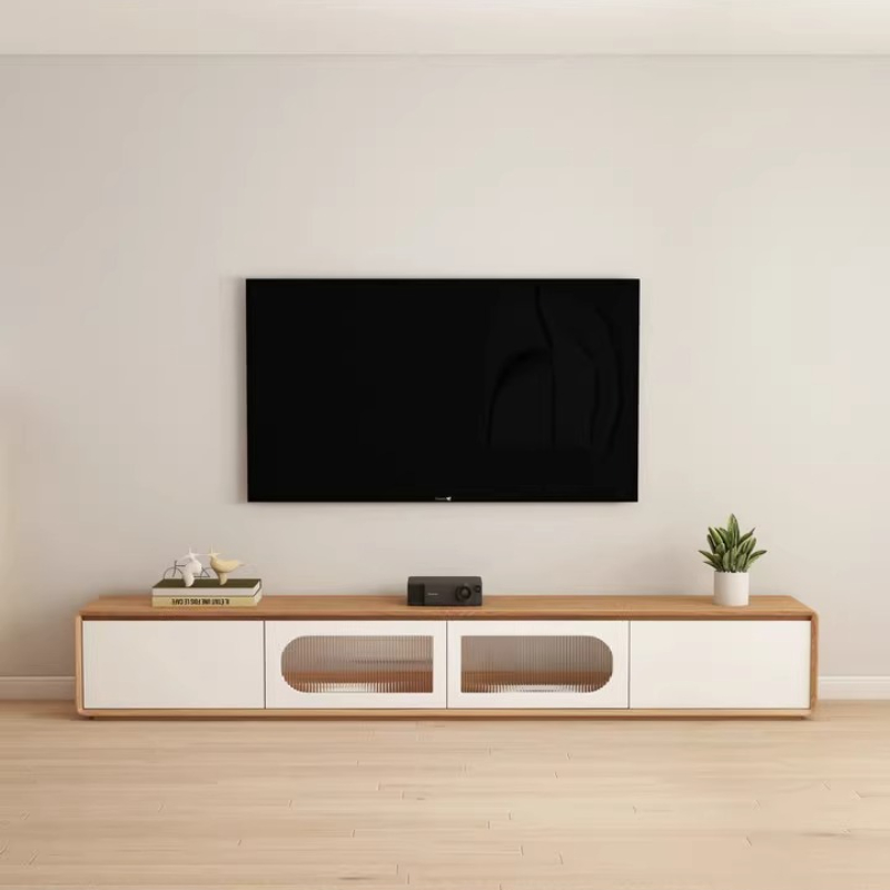 Interior Design White And Wood - ตู้วางทีวีดีไซน์เนอร์ อุปกรณ์ตกแต่งบ้าน ตู้วางทีวีสีขาว ตู้วางทีวีแบบติดผนัง โต๊ะทำงานวาซาเกิล แมกาลู