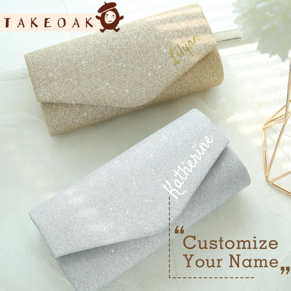 Interior Design Name - กระเป๋าสะพายข้างแบบมีกลิตเตอร์พร้อมชื่อแบบเขียนลายมือ กระเป๋าถือสำหรับงานทางการ ของขวัญวันเกิดสำหรับผู้หญิง จัดส่งเร็วภายใน 24 ชั่วโมง