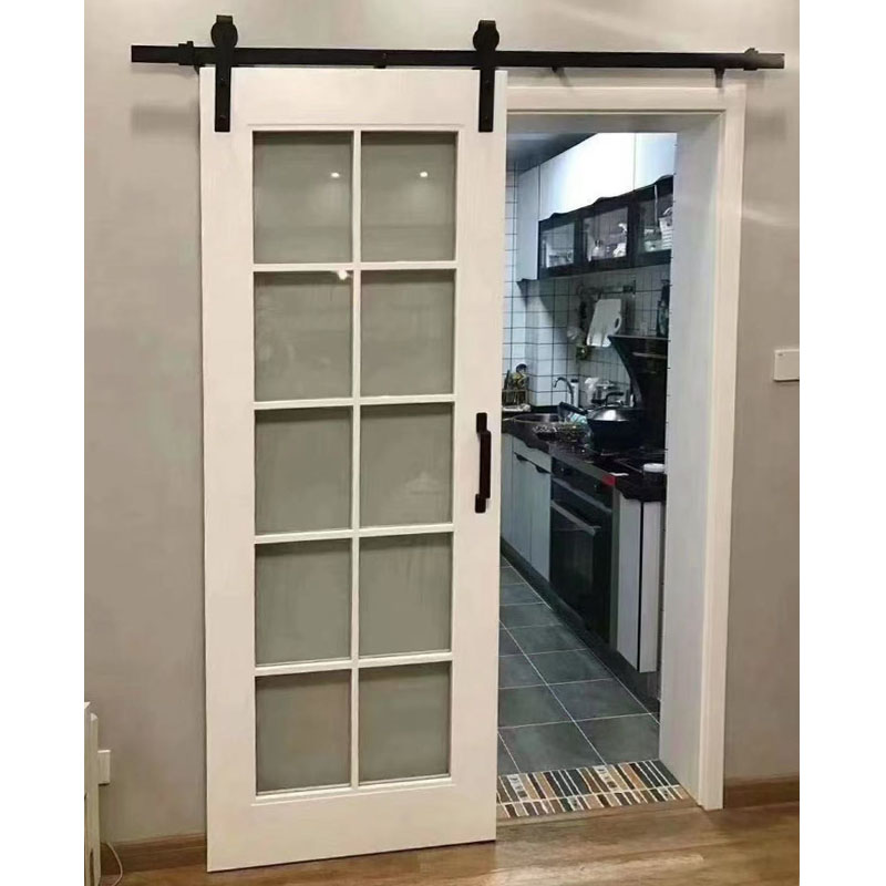 ประตูบานเลื่อนไม้เนื้อแข็งแบบส - Interior Design White And Wood บทวิจารณ์และราคา