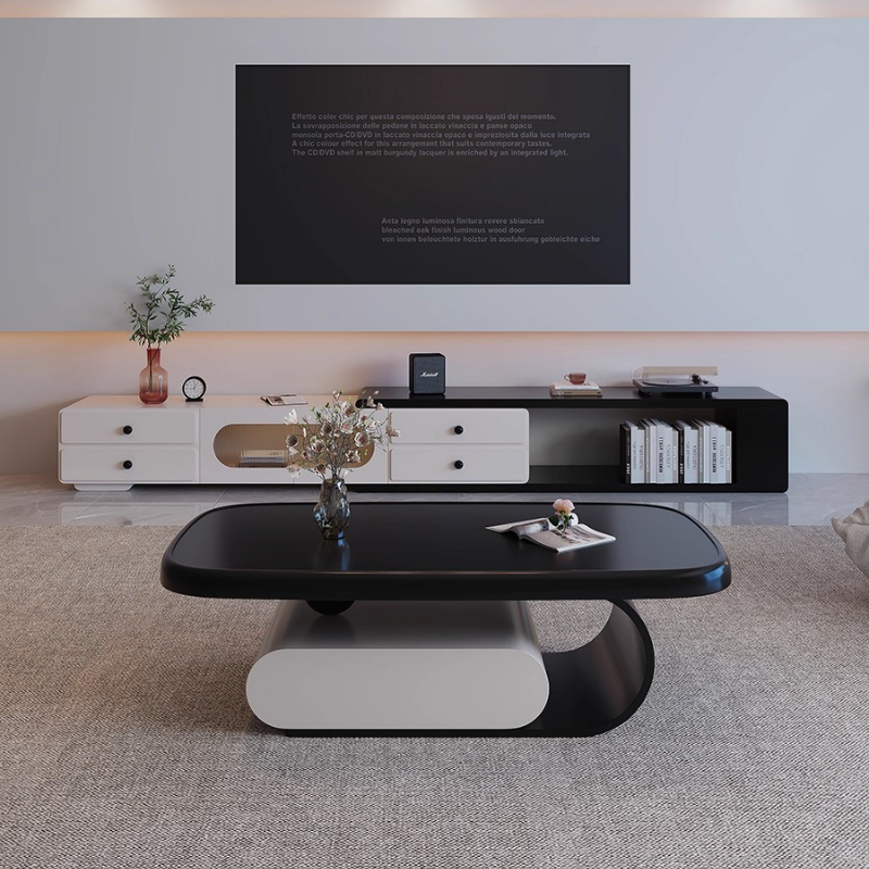 ตู้วางทีวีในห้องนั่งเล่นสีขาว  - Interior Design White And Wood บทวิจารณ์และราคา