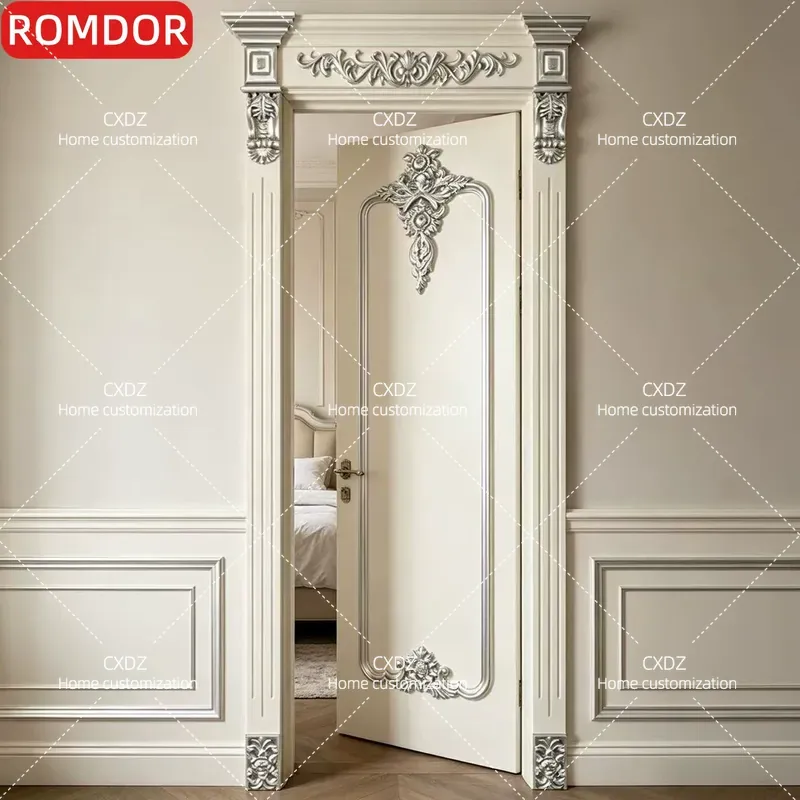 ประตูห้องนอนไม้เนื้อแข็งสีขาวห - Interior Design White And Wood บทวิจารณ์และราคา
