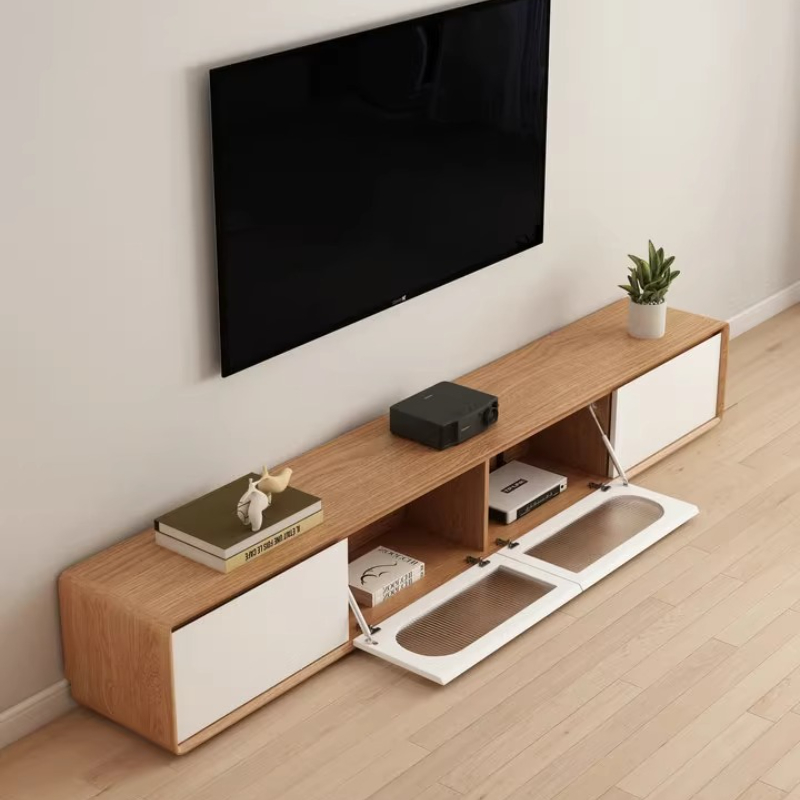ตู้วางทีวีดีไซน์เนอร์ อุปกรณ์ต - Interior Design White And Wood บทวิจารณ์และราคา