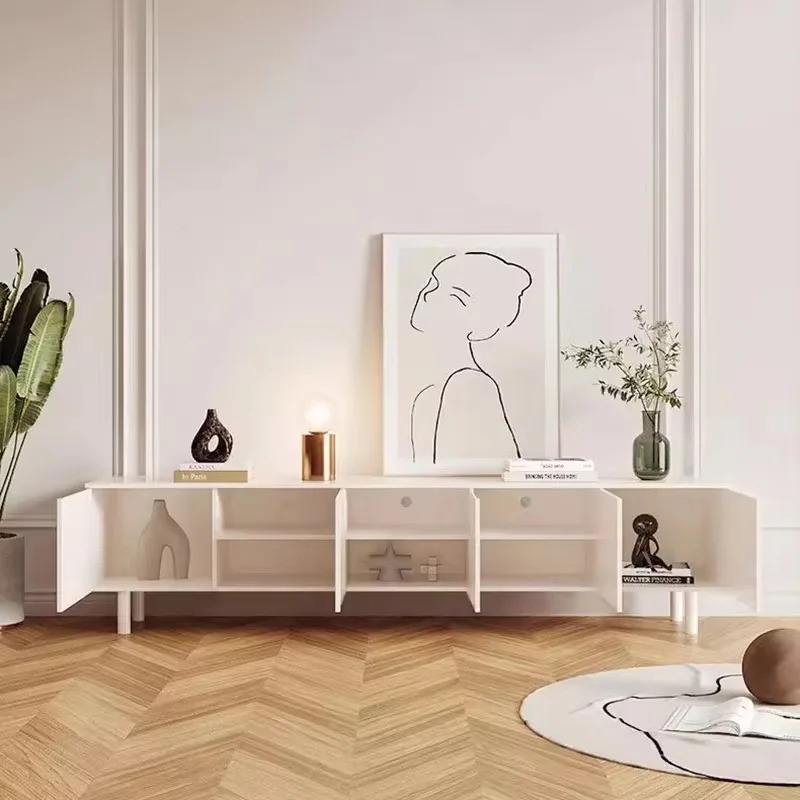 ตู้วางทีวีสีขาวสุดหรู ดีไซน์เร - Interior Design White And Wood บทวิจารณ์และราคา