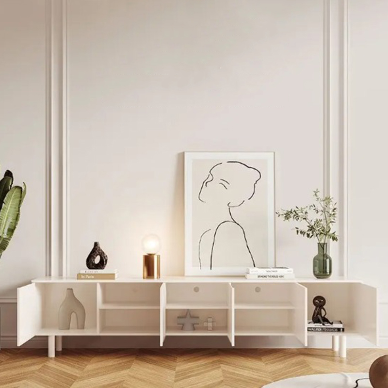 ตู้วางทีวีสีขาวสุดหรู ดีไซน์เร - Interior Design White And Wood บทวิจารณ์และราคา