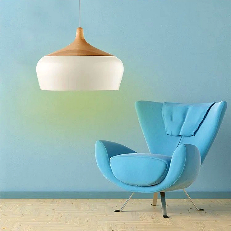 Nordic อลูมิเนียมขนาดใหญ่โคมไฟ - Interior Design White And Wood บทวิจารณ์และราคา