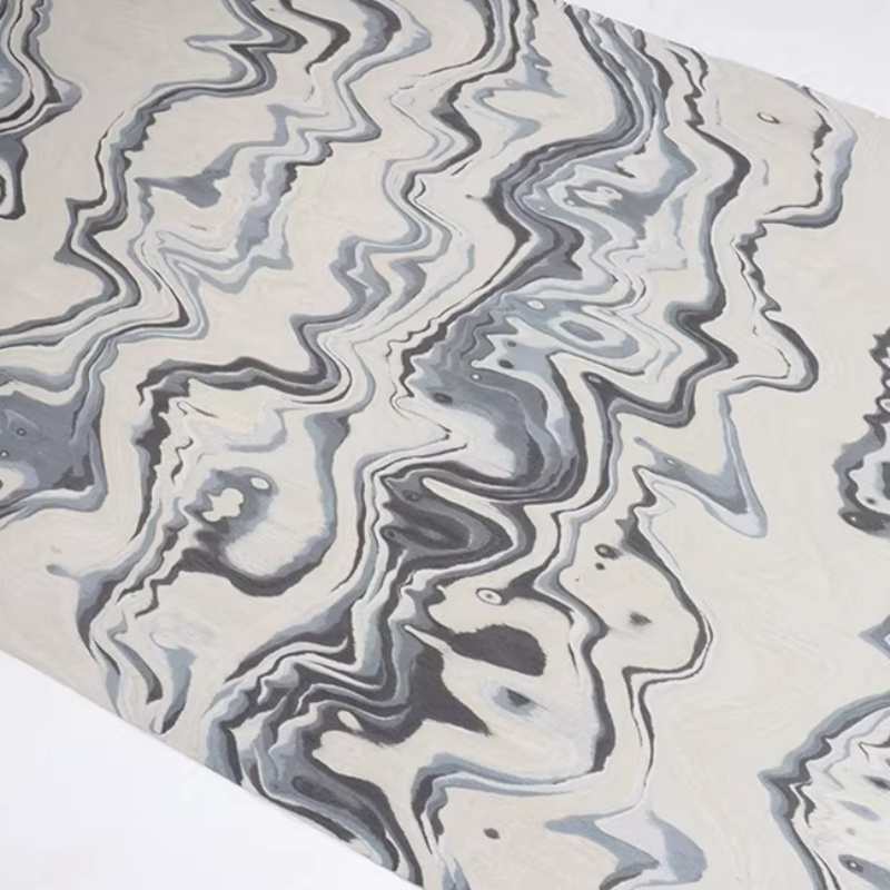 แผ่นวีเนียร์ไม้ลายภาพวาดหมึกขา - Interior Design White And Wood บทวิจารณ์และราคา