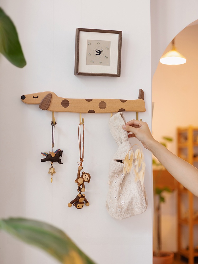 ตะขอแขวนผนังรูปสุนัขไส้กรอกไม้ - Interior Design Apartment บทวิจารณ์และราคา