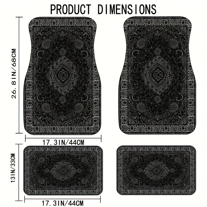 พรมปูพื้นรถผ้าพันคอรูปสี่เหลี่ - Interior Design Co บทวิจารณ์และราคา