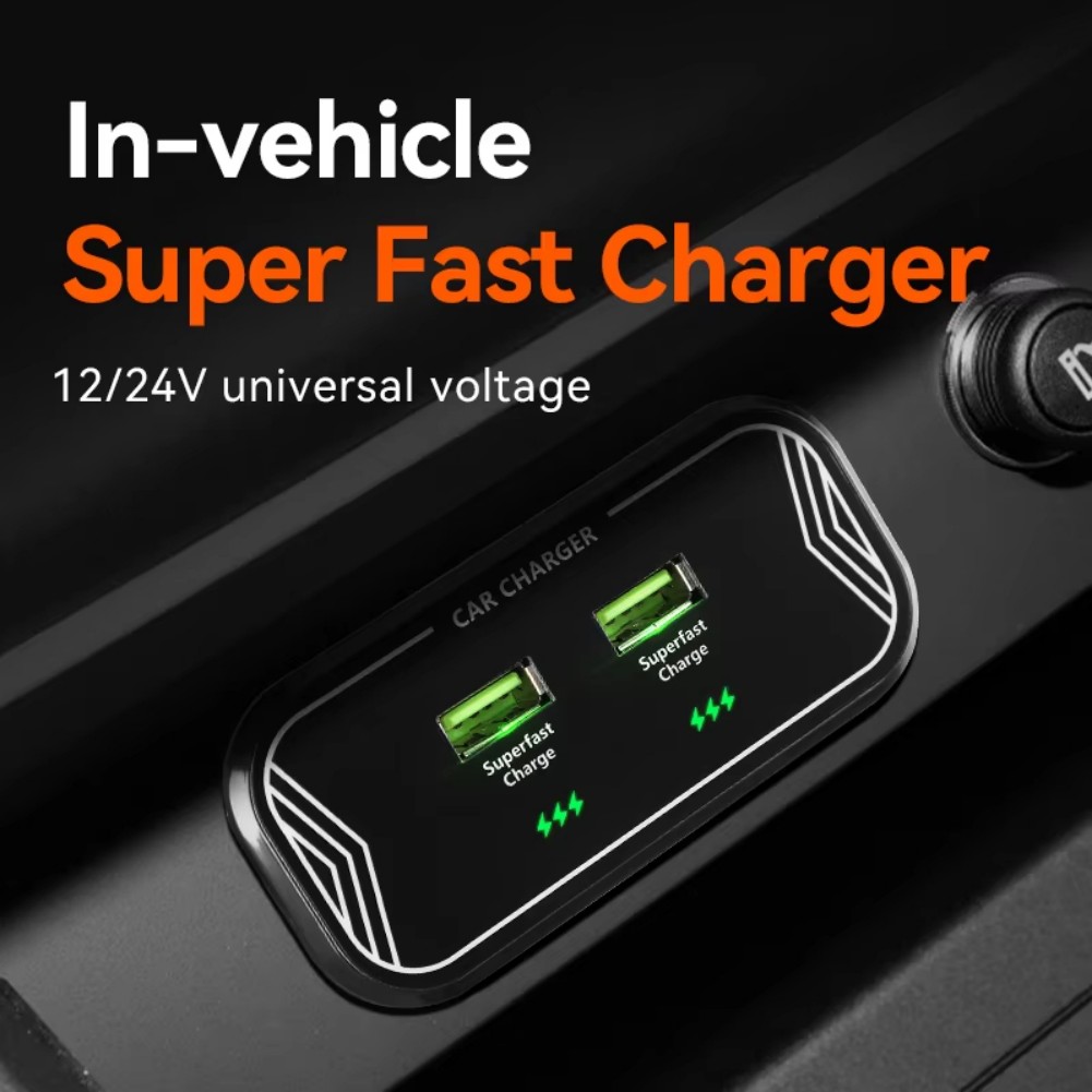 ที่ชาร์จในรถยนต์สีดำ 45W ดีไซน - Interior Design Output บทวิจารณ์และราคา