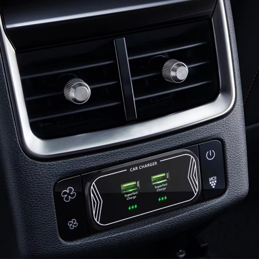 ที่ชาร์จในรถยนต์สีดำ 45W ดีไซน - Interior Design Output บทวิจารณ์และราคา